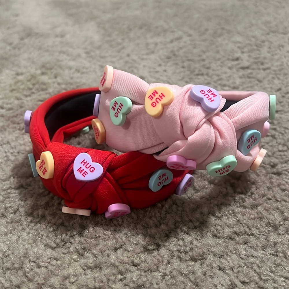 Valentine’s Day candy heart headband
